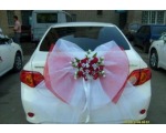 Оформление свадебных автомобилей искусственными цветами (фото внутри)!